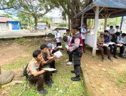 Polres Kerjasama Dispersip Mamuju Gelar Aksi Peduli Literasi