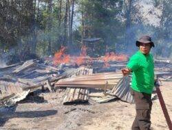 Rumah Ludes Terbakar saat Ditinggal Pemilik ke Sawah