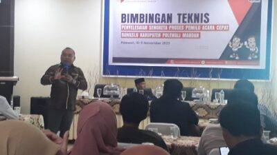 Bawaslu Polman Gelar Bimtek, Edukasi Panwascam Selesaikan Sengketa Acara Cepat