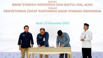 BSI Perkuat Ekosistem Ziswaf di Aceh, Sinergi dengan Baitul Mal Aceh