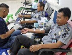 Imigrasi Polewali Mandar Gandeng PMI Gelar Aksi Donor Darah