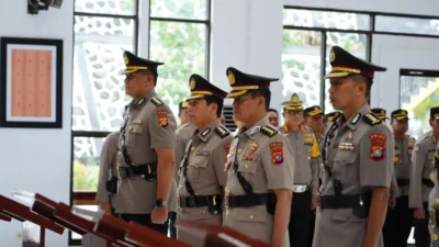 Empat Pejabat Utama Polda Sulbar Berganti