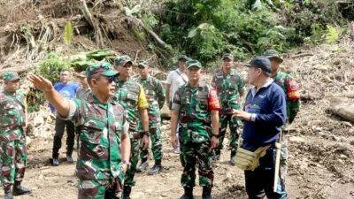 Waaster Kasad Tinjau TMMD, Optimistis Rampung Tepat Waktu