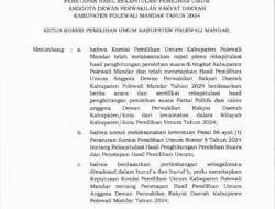 KEPUTUSAN KPU KAB. POLEWALI MANDAR NOMOR 559 TAHUN 2024 TENTANG PENETAPAN HASIL REKAPITULASI PEMILU ANGGOTA DPRD POLMAN