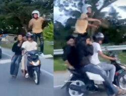 Viral, Aksi Remaja Bonceng Empat di Jalan Arteri Mamuju Diamankan Polisi