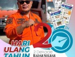 2 Dekade Radar Sulbar, Plt. Kalaksa BPBD Sulbar Berharap Radar Sulbar Aktif Memberitakan Issu Kebencanaan di Sulbar