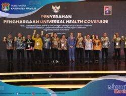 Komitmen Hadirkan Layanan Kesehatan Gratis, Pemkab Mamuju Kembali Terima Penghargaan UHC Award