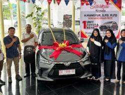 Pelanggan Kalla Toyota Pare-pare Berhasil Membawa Pulang Grand Prize Toyota Agya