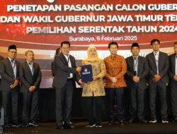 Gugatan Ditolak MK, KPU Tetapkan Khofifah-Emil Pemenang Pilgub Jatim 2024