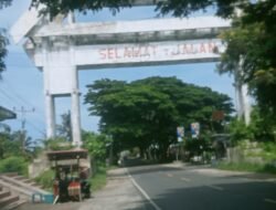 Pintu Gerbang Majene Tidak Terurus, Cat Kusam dan Plester Terkelupas