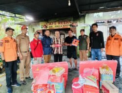 Pasca Kebakaran di Sidodadi, Dinsos-BPBD Langsung Salurkan Bantuan