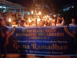 Pawai Obor Meriahkan Pembukaan Gema Ramadan ke-21 IKRAM Kelurahan Darma
