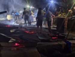 Satu Rumah di Piriang Tapiko Ludes Terbakar, Damkar Terkendala Akses Jalan