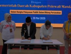 Pemkab Polman Teken MoU dengan Kantor Pertanahan Polman, Integritas NOP Berbasis NIB