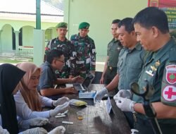 Cegah Penyalahgunaan Narkoba, Anggota Kodim 1402 Polman Jalani Tes Urine