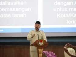 Cegah Sengketa Pertanahan, Menteri Nusron Ajak Kepala Daerah Sosialisasikan Pemasangan Tanda Batas Tanah