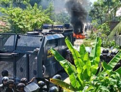 Eksekusi Lahan di Paluddai Campalagian Ricuh, 10 Polisi Luka Luka, Puluhan Warga Diamankan